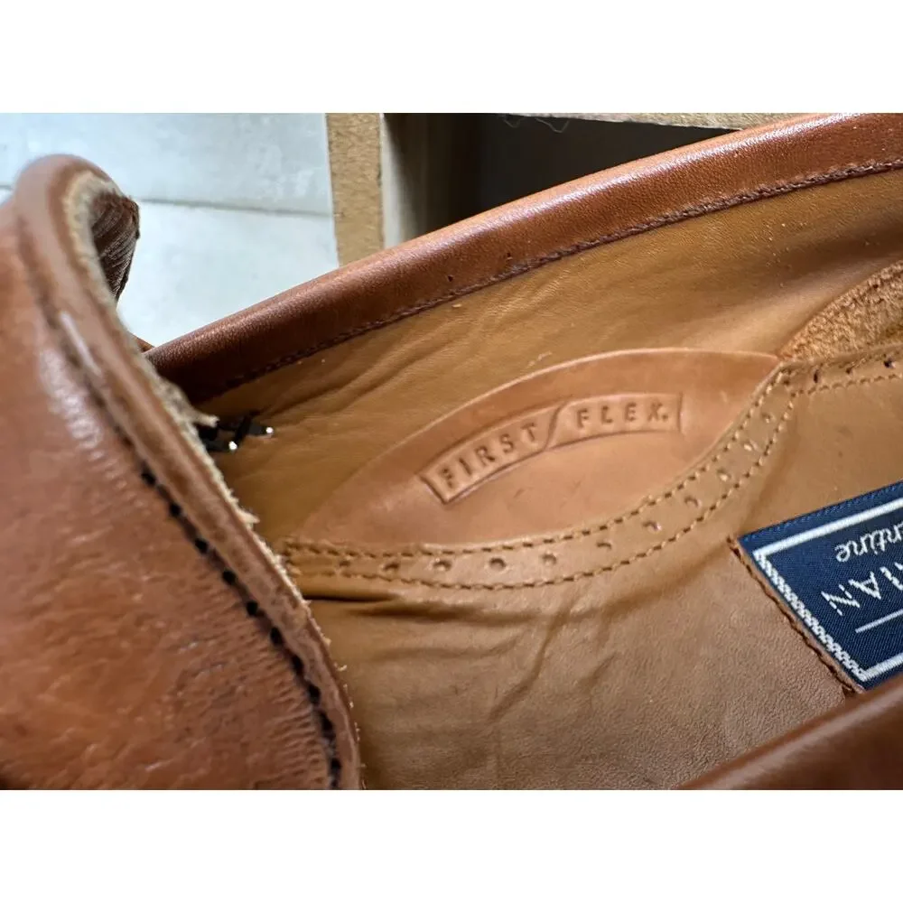 Bostonian Florentine Horsebit Loafers Model #24683 Men SZ 7.5 Dress Shoes Italy